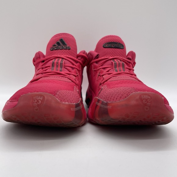 Adidas Mens 6 Womens 7 D.O.N. Crayola Jazzberry Jam Pink FW8750 High-Top ISSUE 2 - Picture 10 of 12